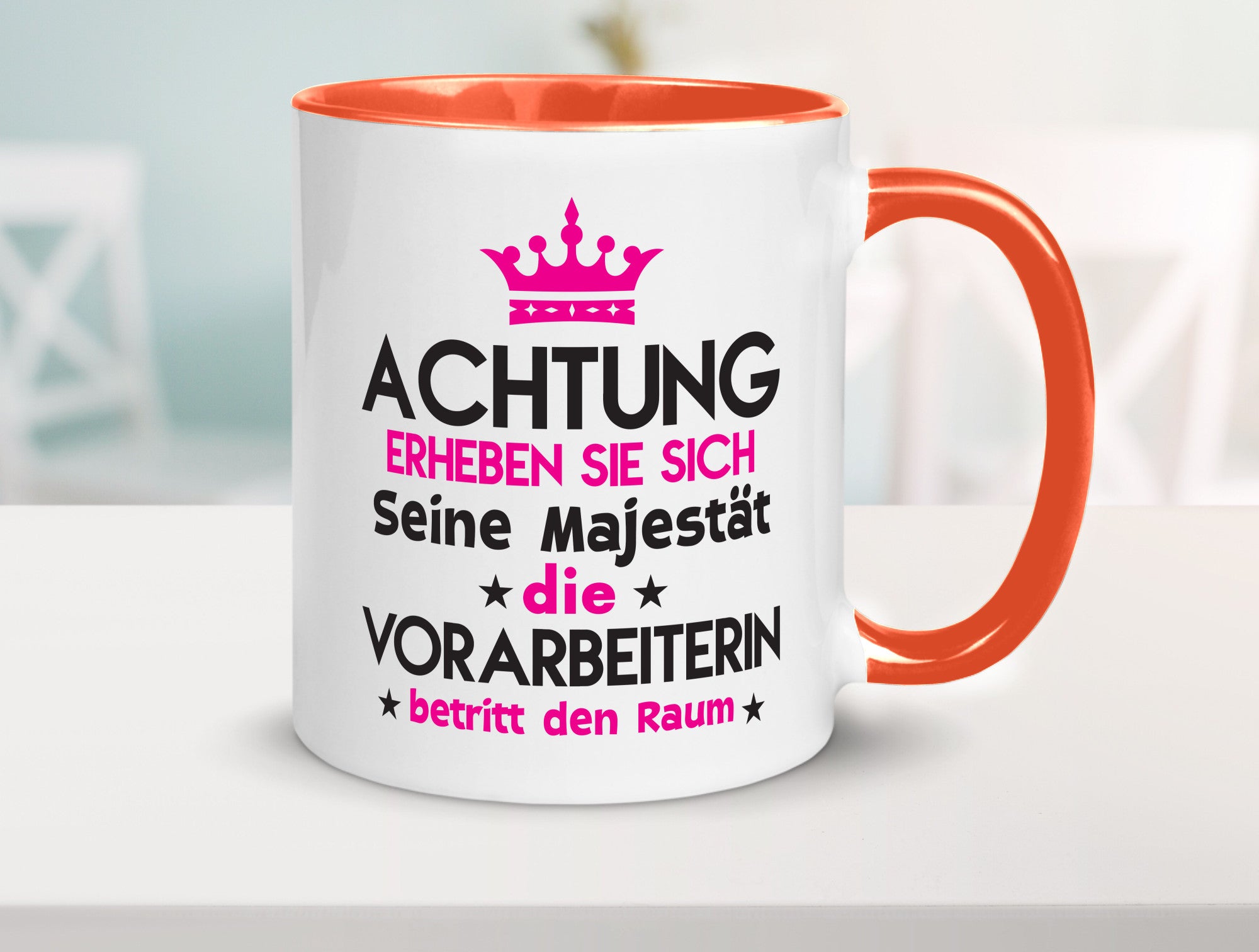 Seine Majestät Vorarbeiterin | Kollegin Teamleiter lustig Arbeit Kollegen Büro
