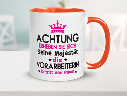 Seine Majestät Vorarbeiterin | Kollegin Teamleiter lustig Arbeit Kollegen Büro