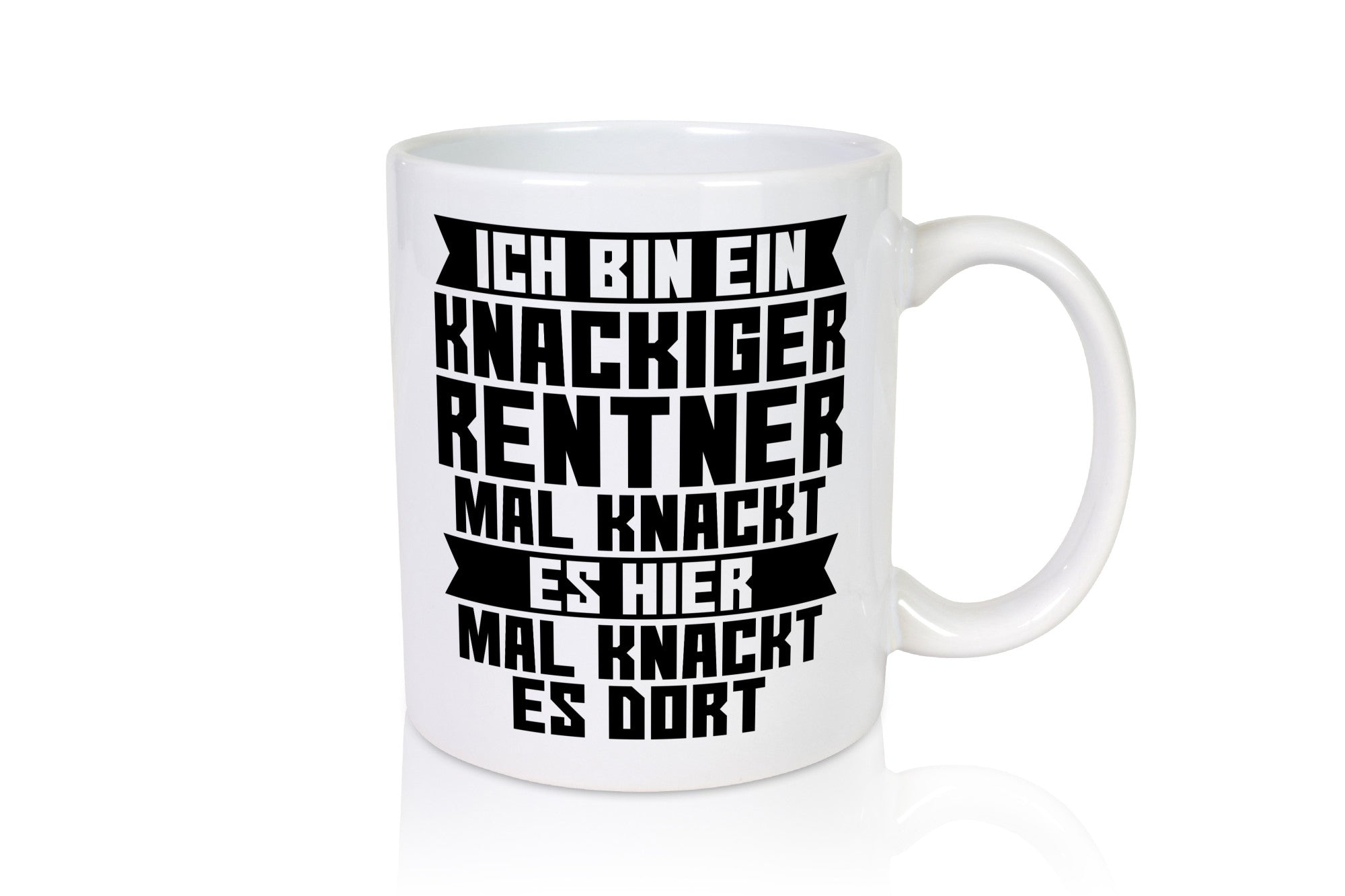 Ein knackiger Rentner | Ruhestand Ruhegenuss lustig Jubiläum Geschenk Tasse