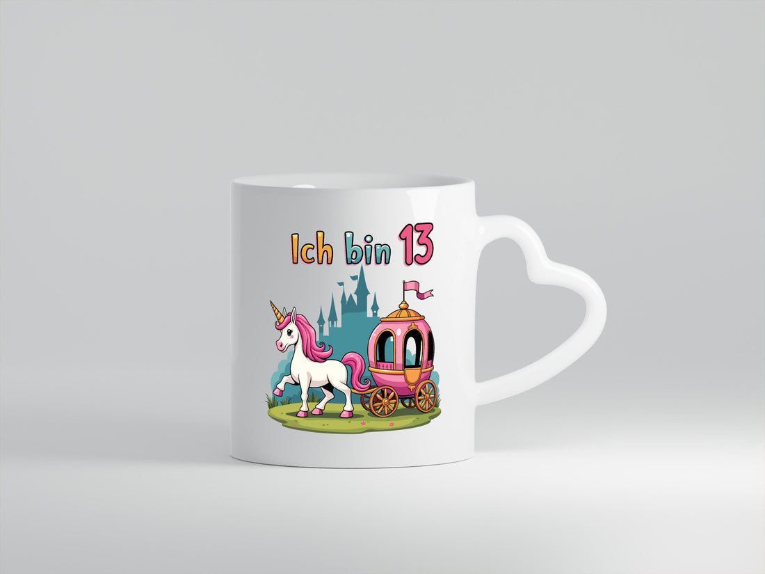 13. Geburtstag | Prinzessin in Kutsche Einhorn Geschenk Geschenkidee lustiger