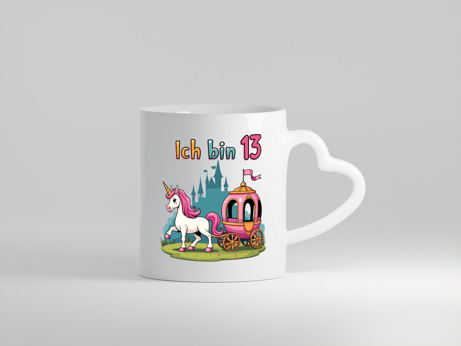 13. Geburtstag | Prinzessin in Kutsche Einhorn Geschenk Geschenkidee lustig
