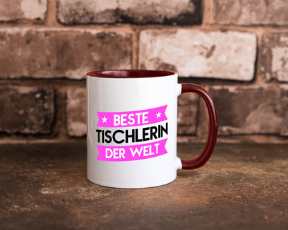 Beste Tischlerin | Tischlerei lustiger Spruch Geschenk Humor Geschenkidee Tasse