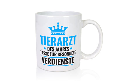 Besonderer Verdienst: Tierarzt | Tiermedizin Mediziner lustiger Spruch Geschenk
