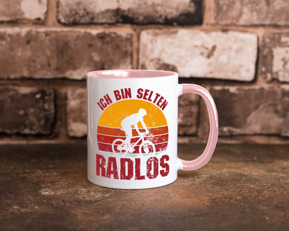 Ich bin Selten Radlos | Radfahrer Mountainbike Humor Geschenkidee Tasse