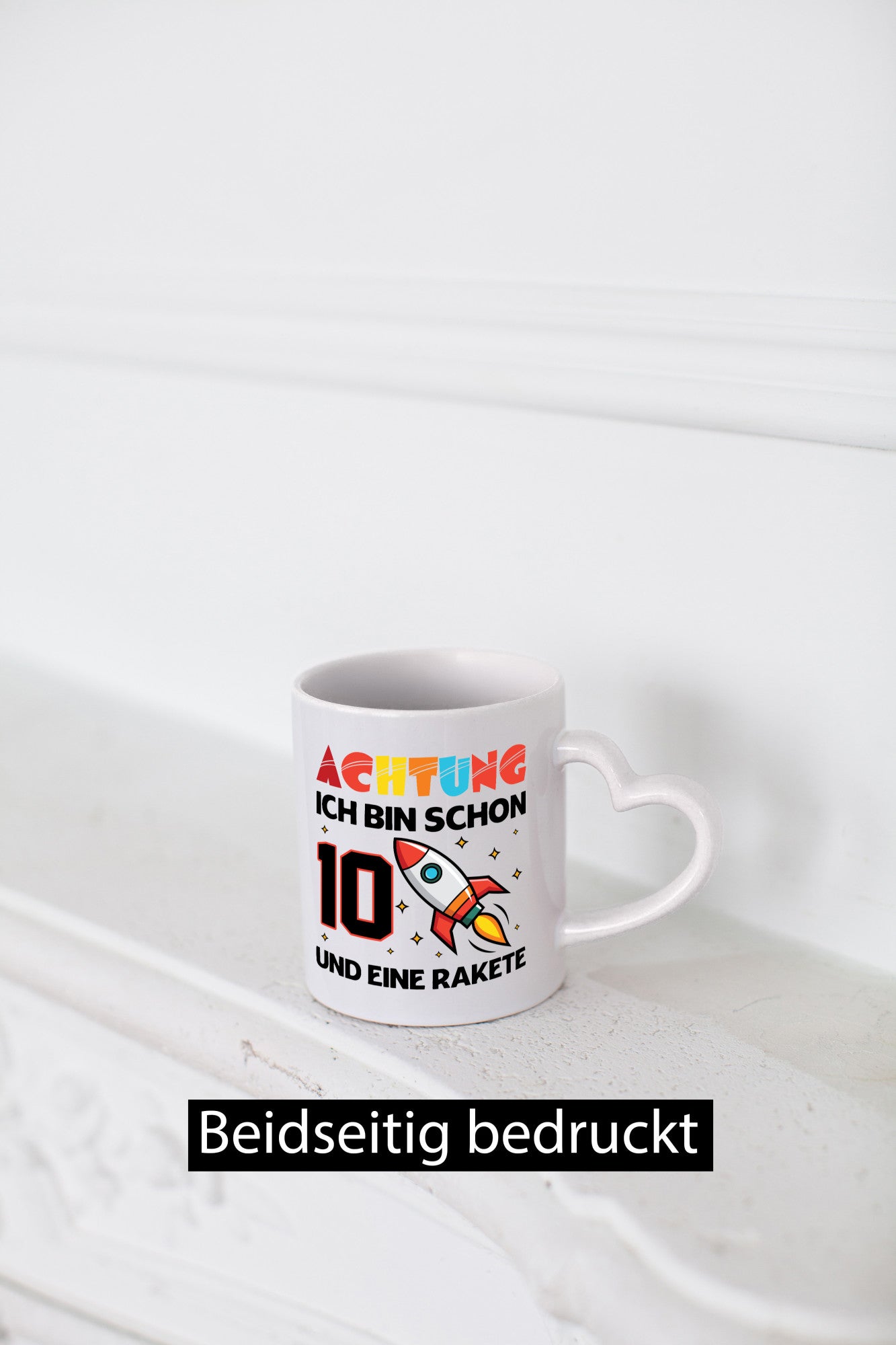 10. Geburtstag | Rakete Weltraum 10 Jahre Galaxy Humor Geschenkidee Tasse