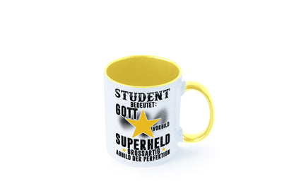 Bedeutung von Student | Universität Uni Studium Geschenkidee Humor Tasse