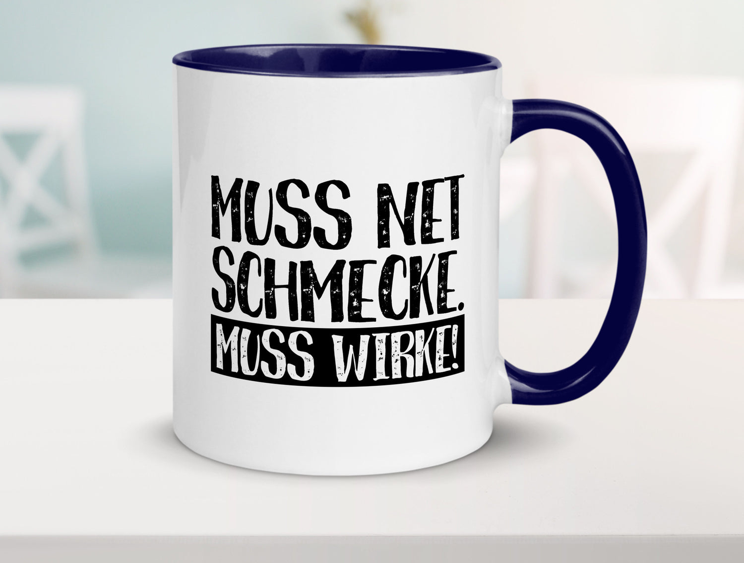 Muss net schmecken, wirken! | Medizin lustig Humor Geschenkidee Geschenk Tasse