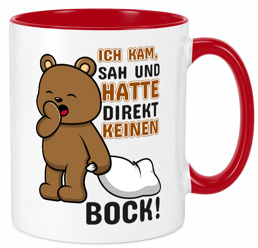 Direkt keinen Bock! | Büro Faultier Morgenmuffel Geschenk Arbeit Kollegen
