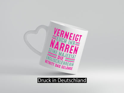 Verneigt euch: Englischlehrerin | Englisch Lehrerin v2 lustig Humor
