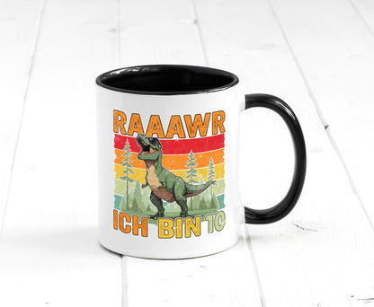 10. Geburtstag | 10 Jahre rarrrr ich bin Dinosaurier lustig Geschenkidee