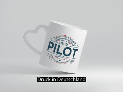 Geprüft und sicher: Pilot | Flugzeug Piloten Geschenk Humor Geschenkidee