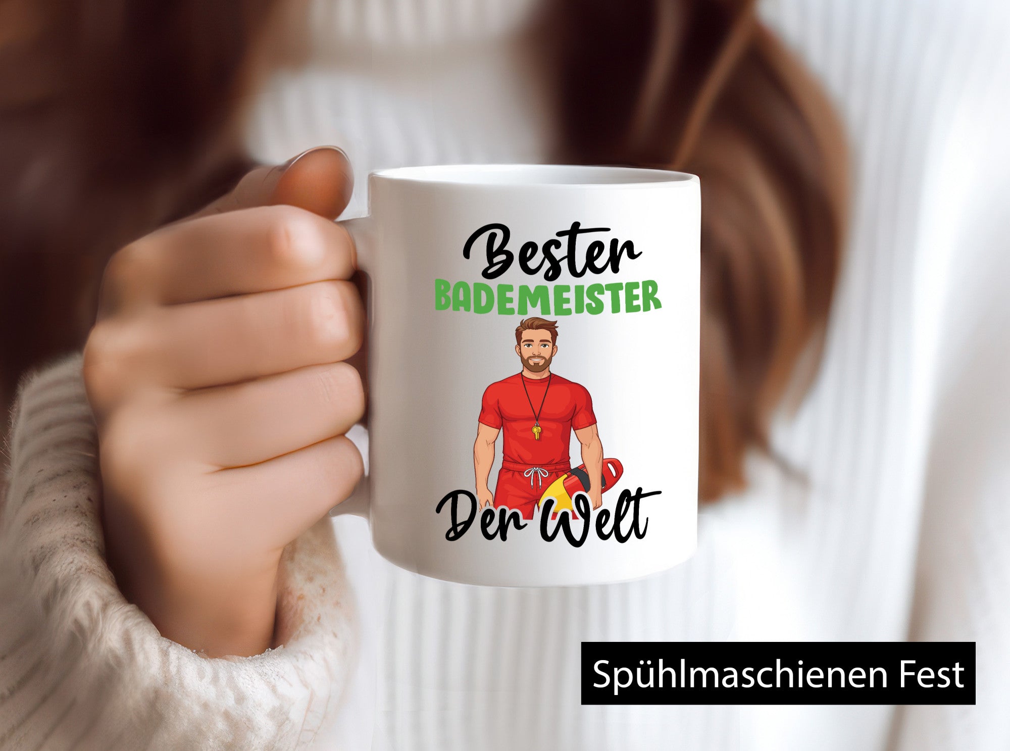 Beste Bademeister | Rettungsschwimmer lustig Humor Geschenkidee Geschenk Tasse