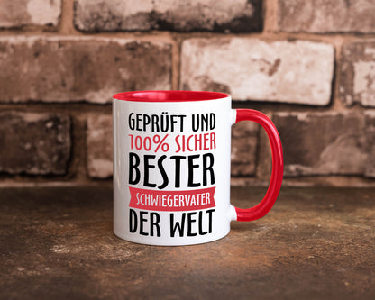 Bester Schwiegervater Geschenk Familie Geschenkidee lustiger Spruch Tasse