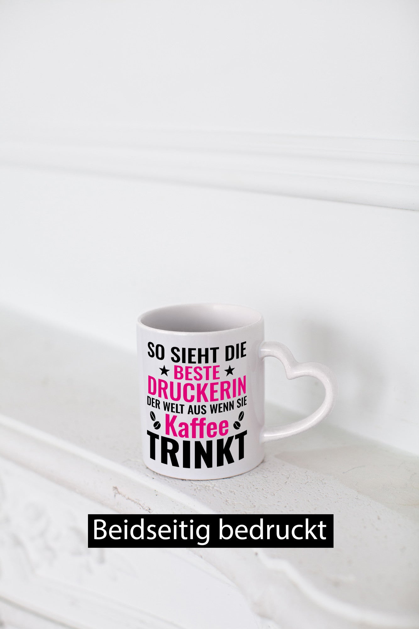 Kaffee trinkt: Druckerin | Druckerei Print Medien lustig Humor Geschenkidee