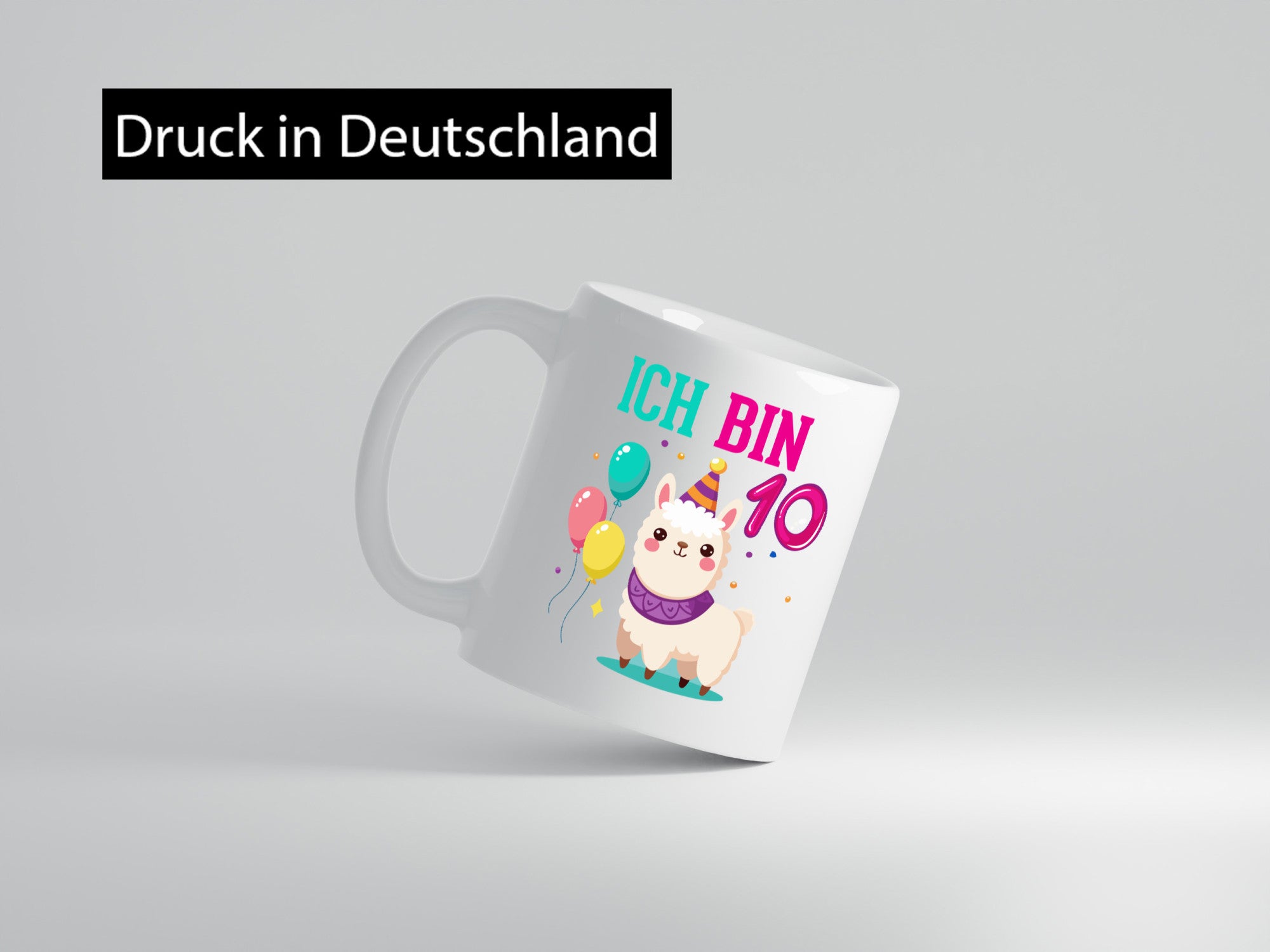 10. Geburtstag | 10 Jahre Lama Alpaka lustig Geschenkidee Geschenk Tasse