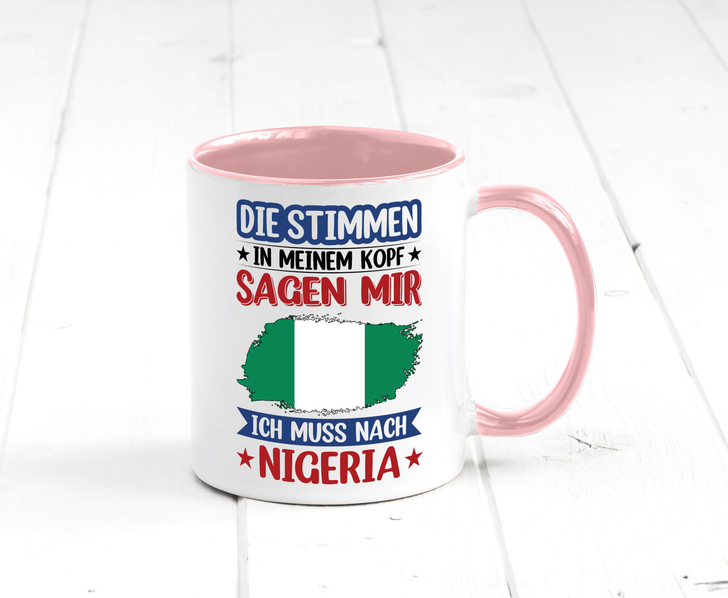 Nigeria | Urlaub Stimmen in meinem Kopf Traumland Geschenk Humor Geschenkidee