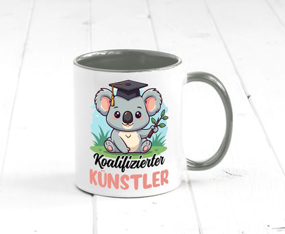 Koalifizierter Künstler | Kunst Humor Geschenkidee Tasse