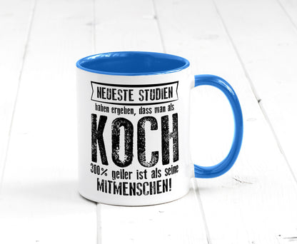 Neuste Studien: Koch | Chefkoch Humor Arbeit Kollegen Büro Geschenkidee Tasse