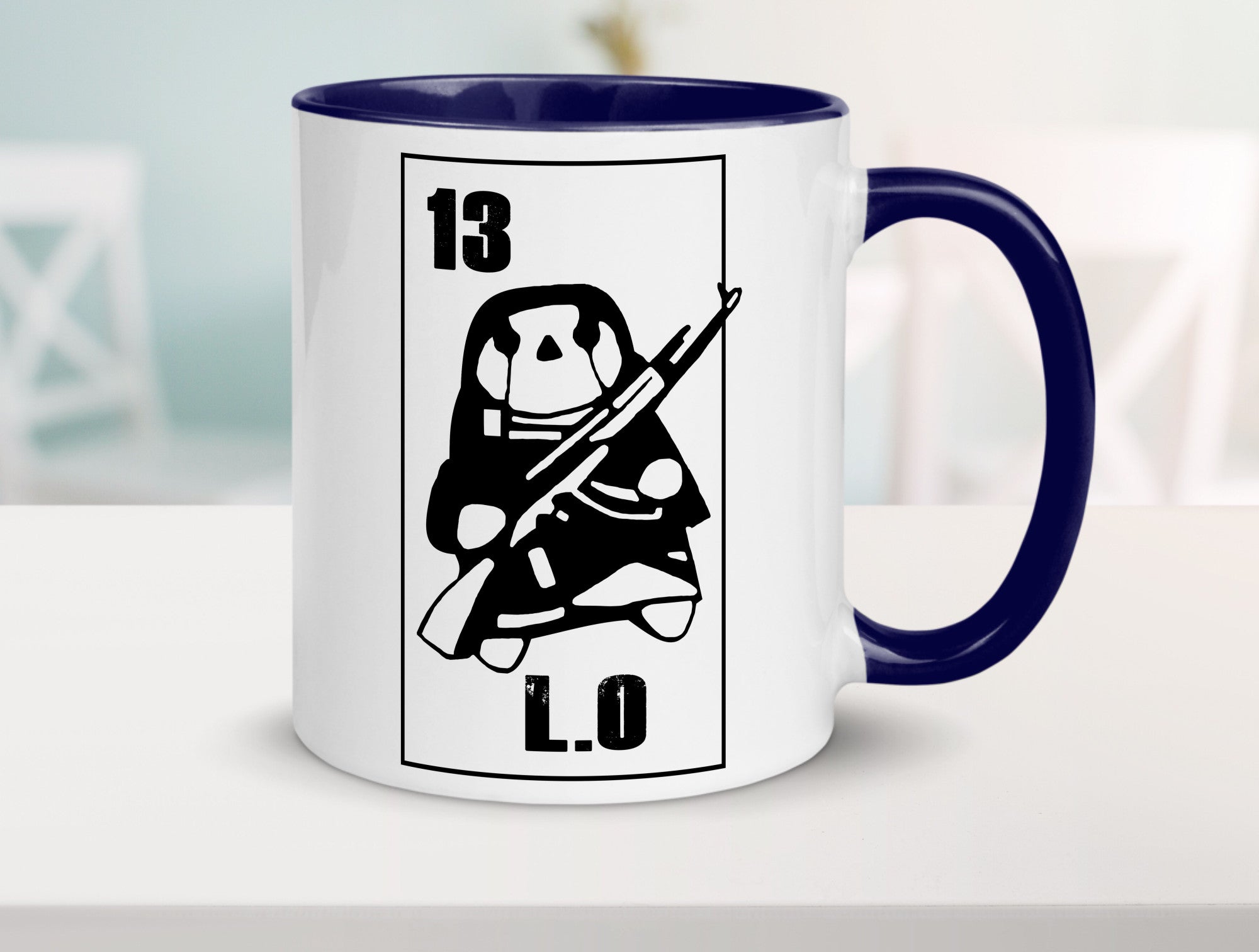 13 L.O lustiger Spruch Geschenk Humor Geschenkidee Tasse