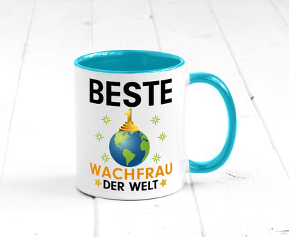 Welt Beste Wachfrau | Wachpersonal Nachtwächter Geschenk Humor Geschenkidee