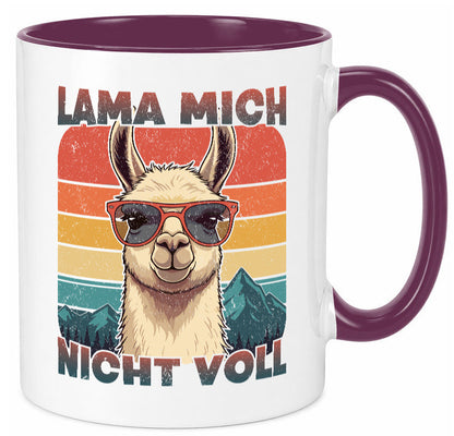 Lama mich nicht voll | Alpaka Kamel Retro lustig Humor Geschenkidee Geschenk