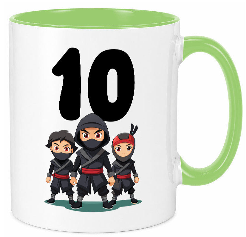 10. Geburtstag | 10 Jahre Ninja Humor Geschenkidee Tasse