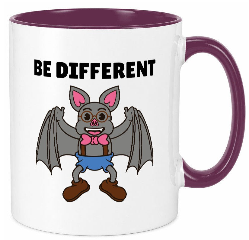 Be Different Geschenk Humor Geschenkidee lustiger Spruch Tasse