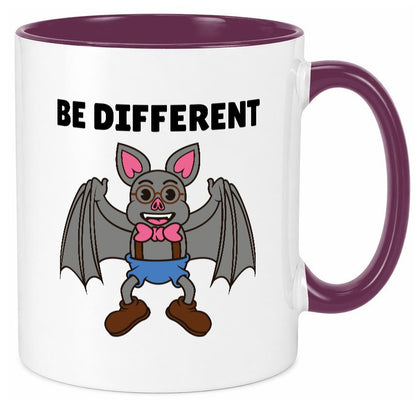 Be Different Geschenk Humor Geschenkidee lustiger Spruch Tasse