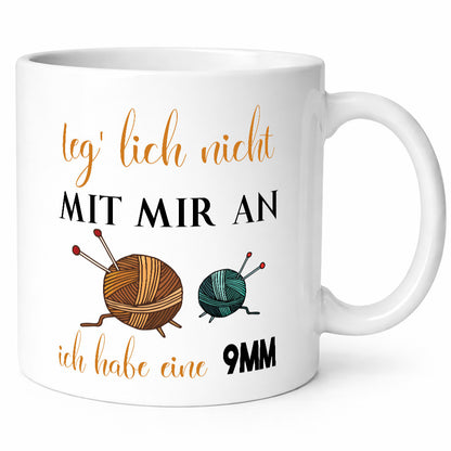 Häkeln | 9mm Wolle| Frauen Geschenkidee Humor Tasse