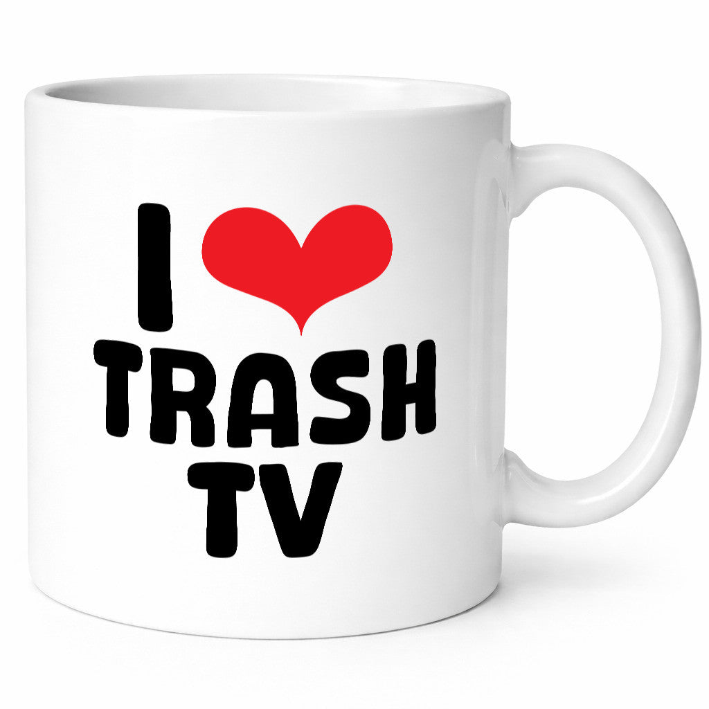 I love Trash TV | v2 lustig Humor Geschenkidee Geschenk Tasse