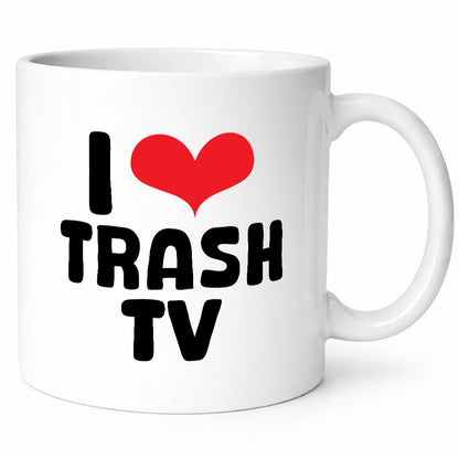 I love Trash TV | v2 lustig Humor Geschenkidee Geschenk Tasse