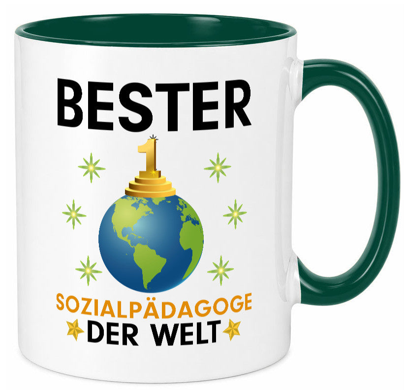 Welt Bester Sozialpädagoge | Pädagoge Geschenk Humor Geschenkidee lustiger Tasse