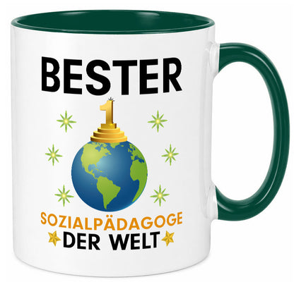 Welt Bester Sozialpädagoge | Pädagoge Geschenk Humor Geschenkidee lustiger Tasse