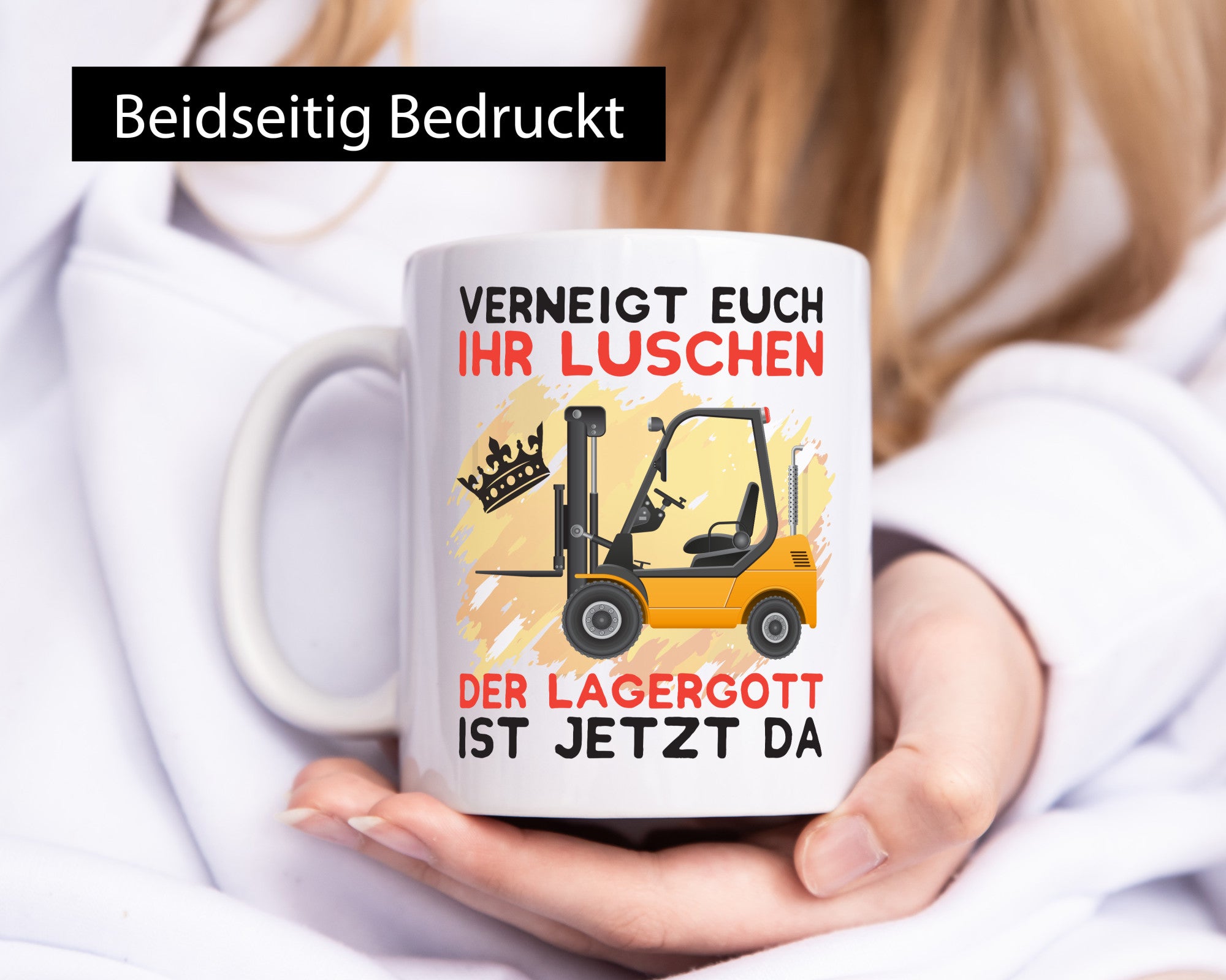 Lagergott Tasse | Lagerarbeiter Humor Lagerist Spruch Arbeit Kollegen Büro
