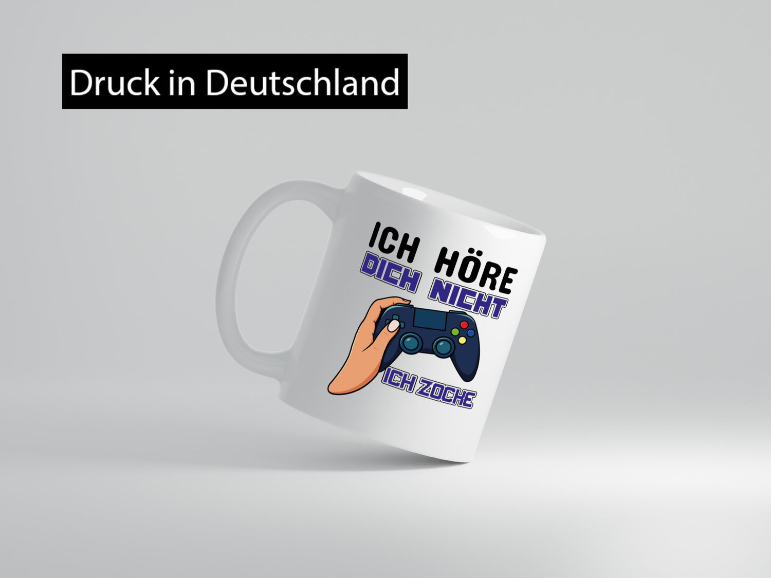 Ich höre dich nicht zocke lustig Humor Geschenkidee Geschenk Tasse