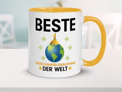 Welt Beste Einzelhandelskauffrau | Einzelhandel Geschenkidee Humor Tasse
