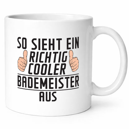Richtig Cooler Bademeister | Rettungsschwimmer lustig Humor Geschenkidee
