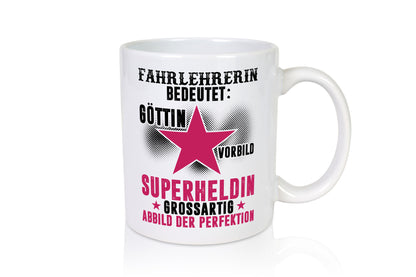 Bedeutung von Fahrlehrerin| Fahrschule lustiger Spruch Geschenk Humor