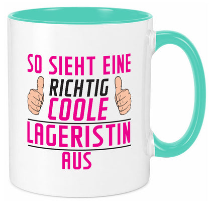 Richtig Coole Lageristin | Beruf Lager Arbeiterin Humor Arbeit Kollegen Büro