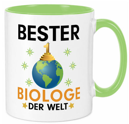 Welt Bester Biologe | Biologie Naturforscher Geschenkidee Humor Tasse