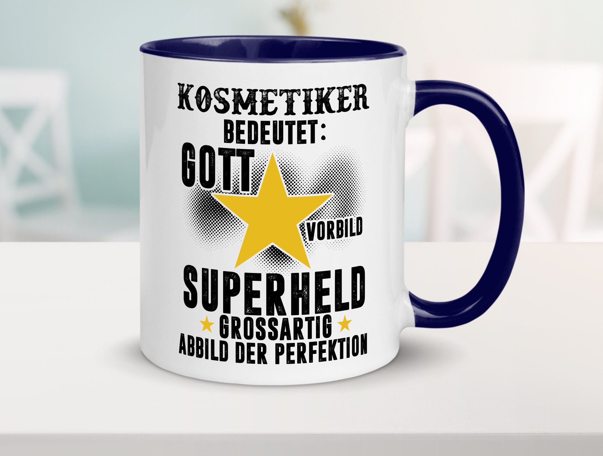 Bedeutung von Kosmetiker | Kosmetik Stylist Visagist Geschenkidee Humor Tasse