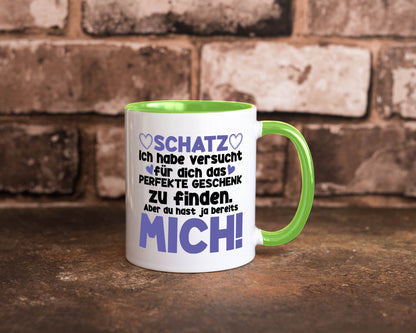 Schatz | Liebe Valentinstag Freund Freundin Herz Geschenkidee Humor Tasse