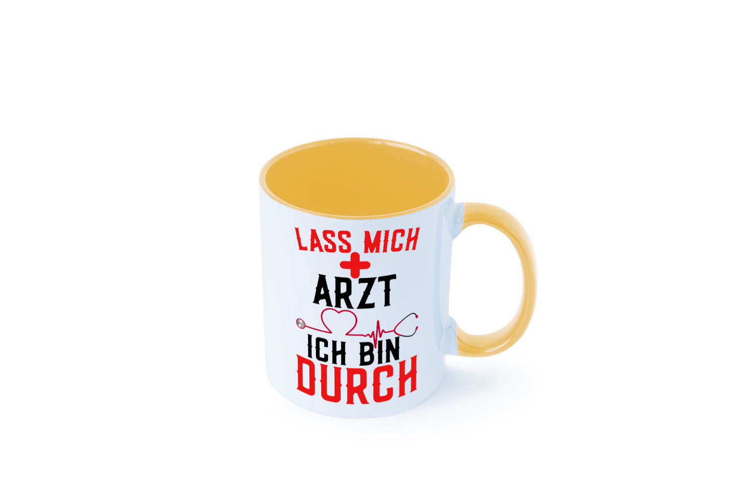 Arzt | Lass mich durch Herz Doktor Krankenhaus Puls Humor Geschenkidee Tasse