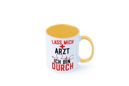 Arzt | Lass mich durch Herz Doktor Krankenhaus Puls Humor Geschenkidee Tasse