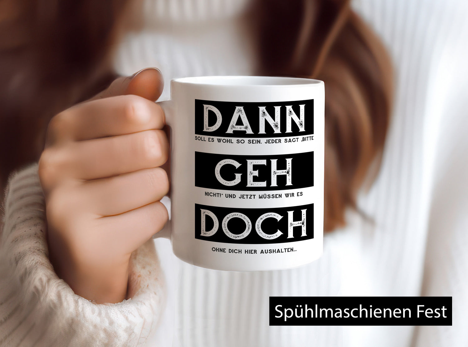 Dann geh doch | Kollegen Jobwechsel Abschied Arbeit Humor Büro Geschenkidee