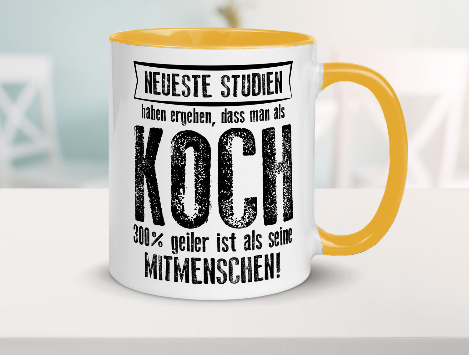 Neuste Studien: Koch | Chefkoch Humor Arbeit Kollegen Büro Geschenkidee Tasse