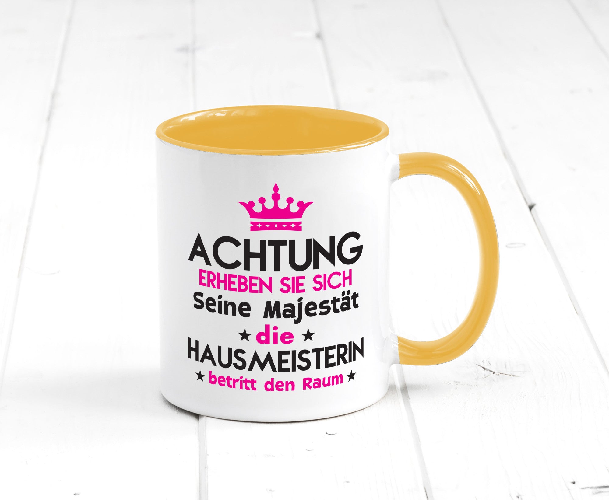 Seine Majestät Hausmeisterin | Hauswart Humor Geschenkidee Tasse