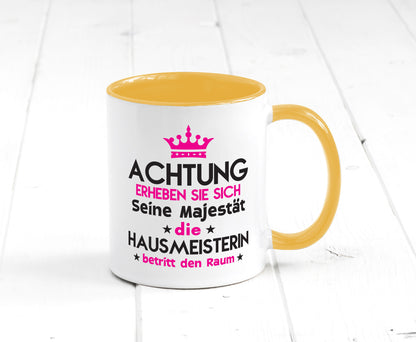 Seine Majestät Hausmeisterin | Hauswart Humor Geschenkidee Tasse
