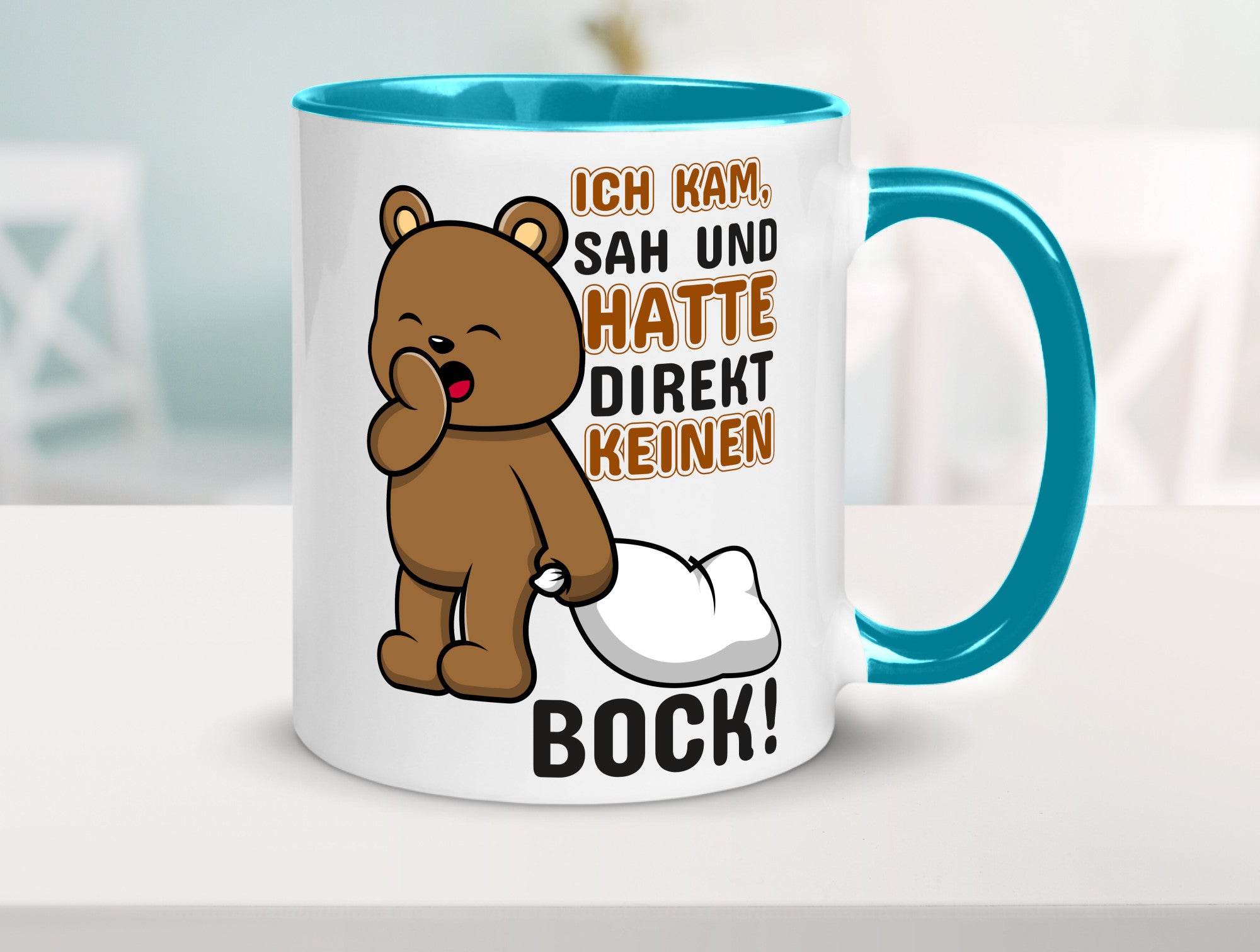 Direkt keinen Bock! | Büro Faultier Morgenmuffel Geschenk Arbeit Kollegen