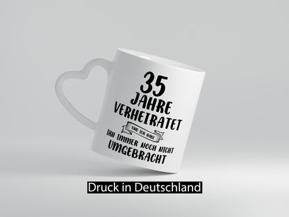 35 Jahre Verheiratet, immer noch am Leben! lustig Humor Geschenkidee Geschenk